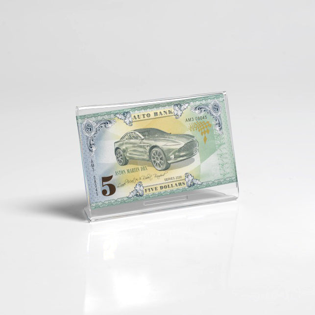Aston Martin Auto Bank Series 2020 – Complete Set of 4 Collector Banknotes