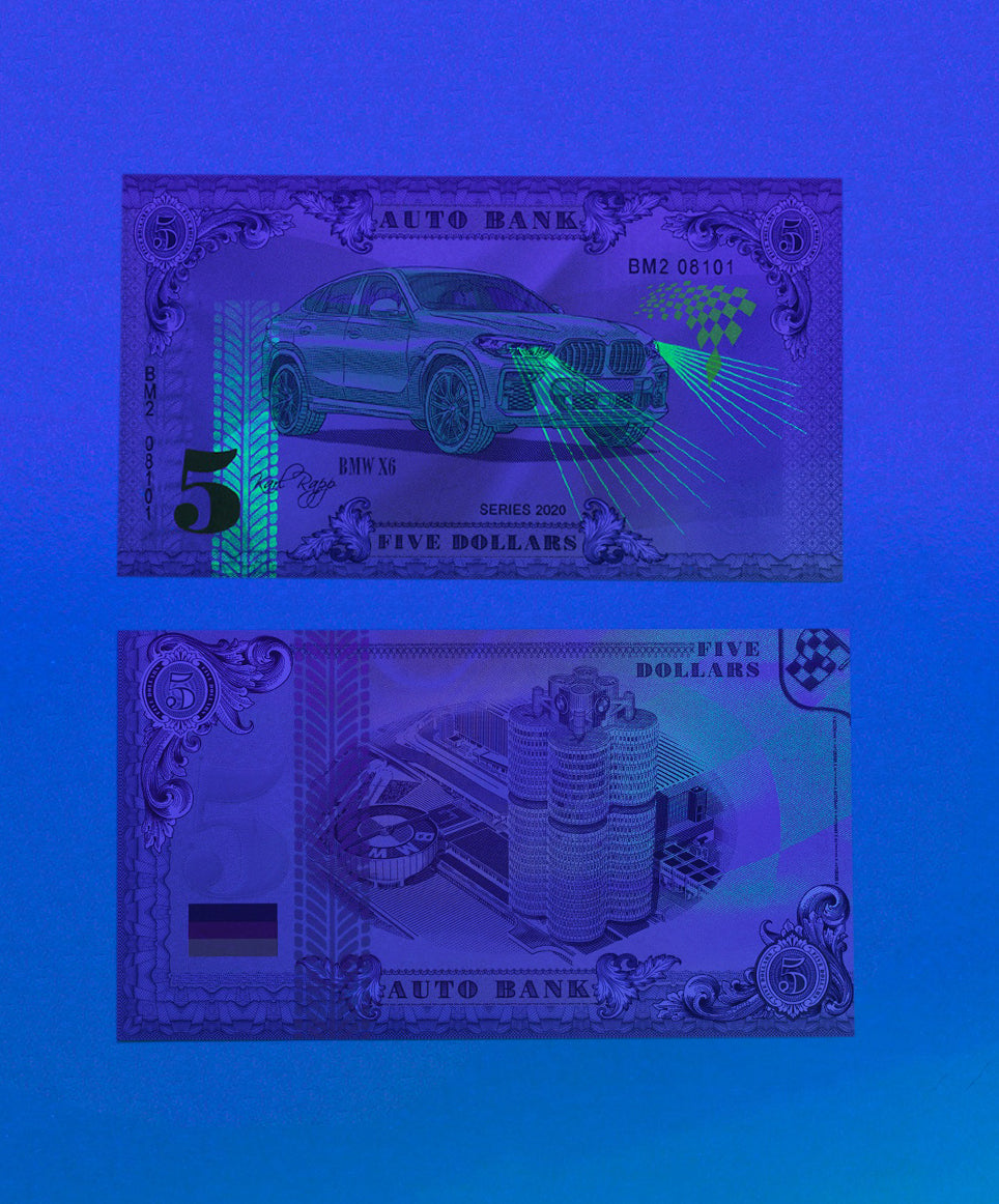 BMW Auto Bank Series 2020 – Complete Set of 4 Collector Banknotes