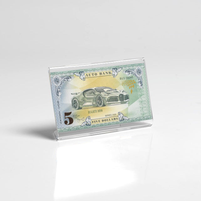 Bugatti Auto Bank Series 2020 – Complete Set of 4 Collector Banknotes