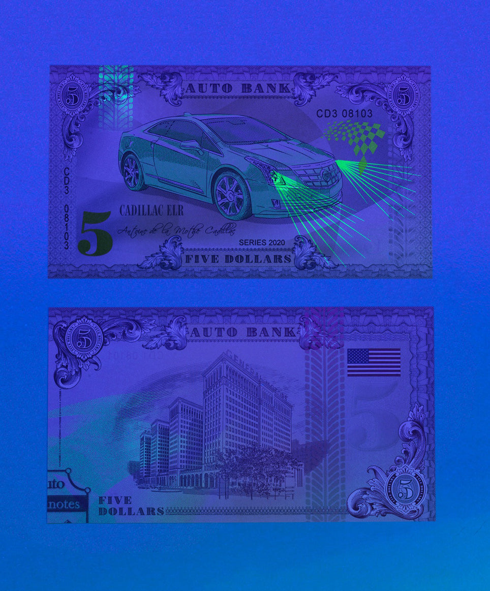 Cadillac Auto Bank Series 2020 – Complete Set of 4 Collector Banknotes
