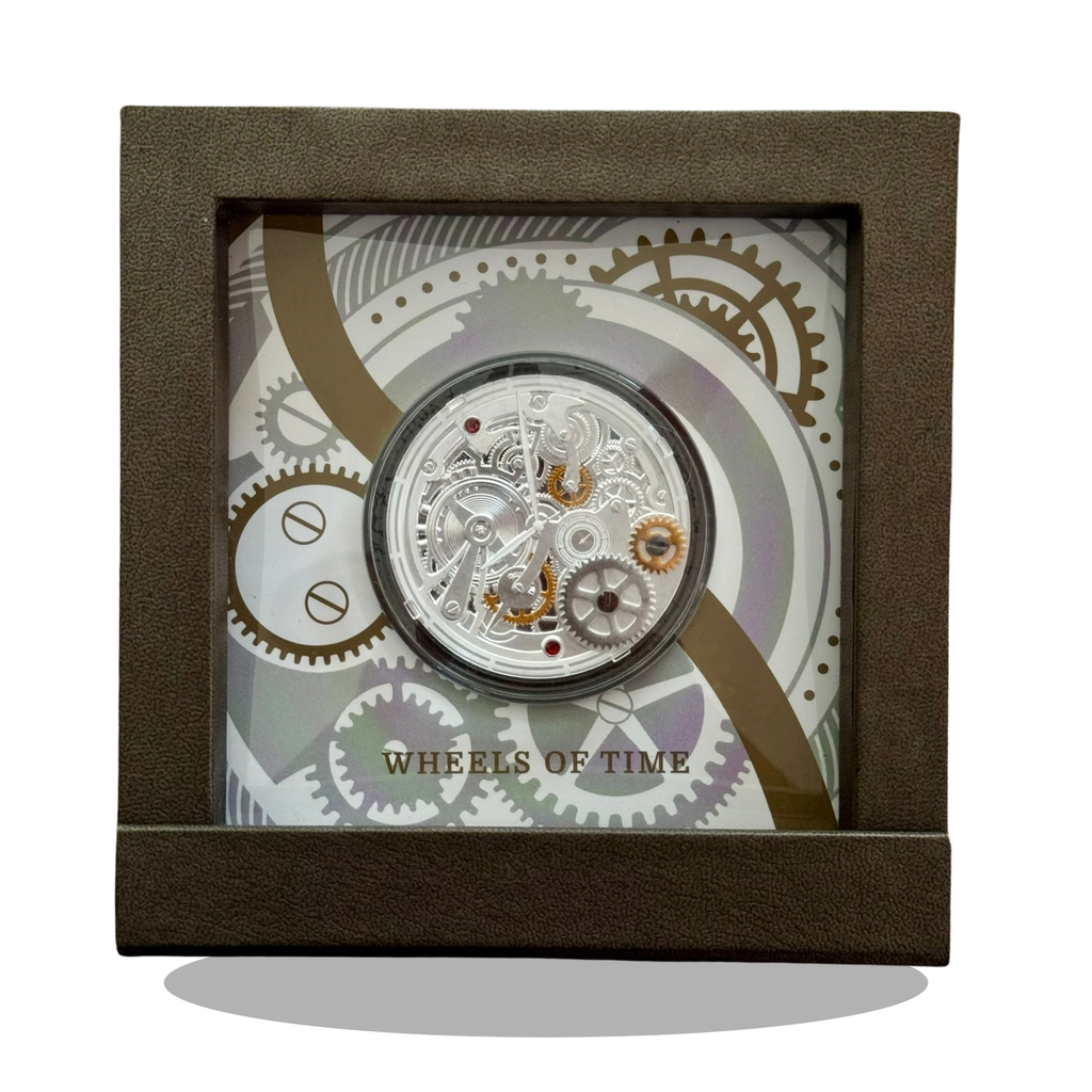 2022 Niue Wheels of Time 1oz Silver Coin – Moving Gear Mechanism