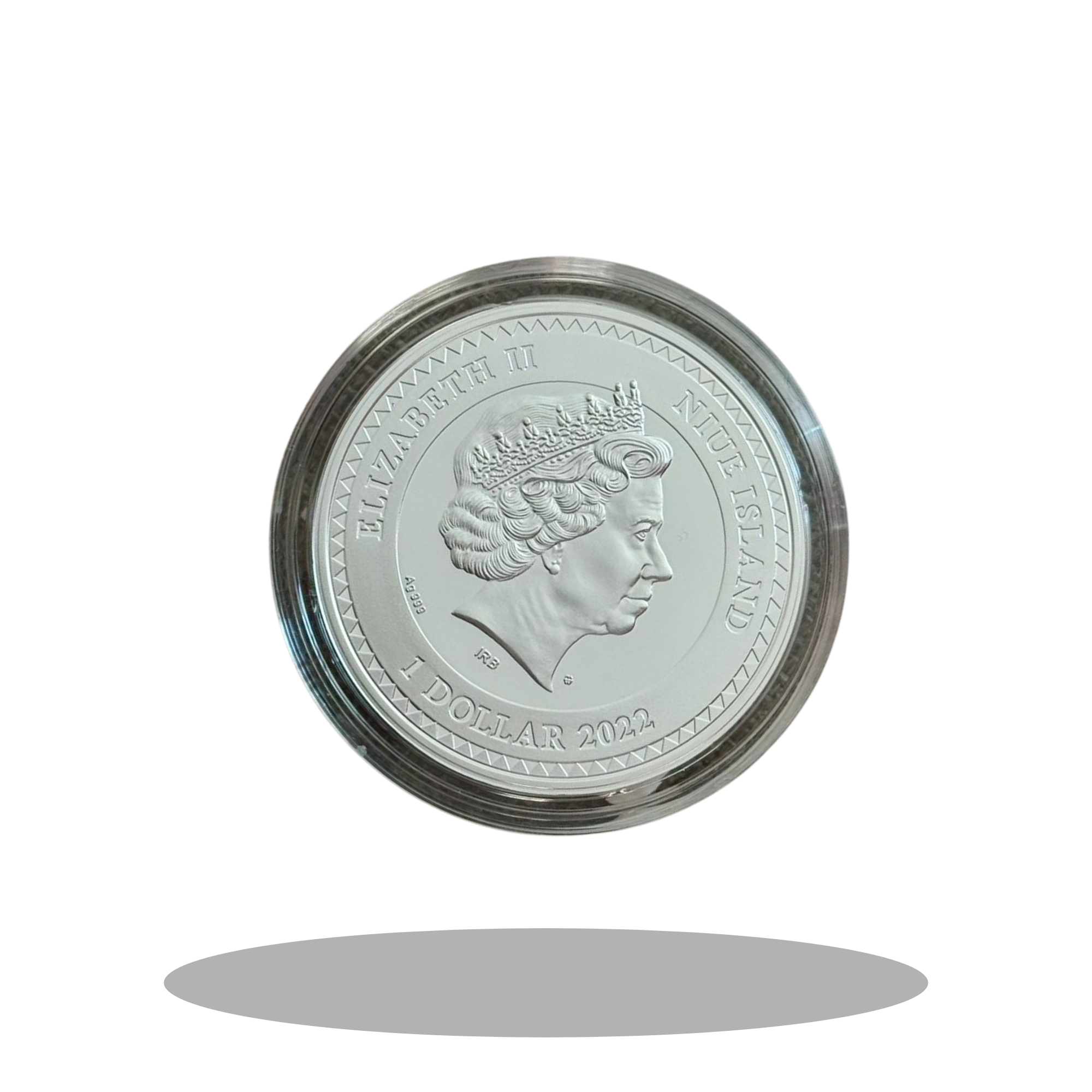 2022 Niue Isis – The Egyptian Goddess 1oz Silver Coin with Tiger's Eye