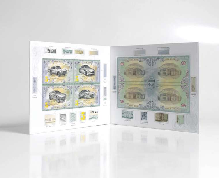 Aston Martin Auto Bank Series 2020 – Complete Set of 4 Collector Banknotes