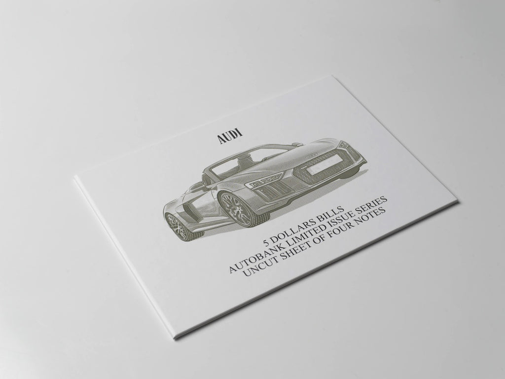Audi Auto Bank Series 2020 – Complete Set of 4 Collector Banknotes