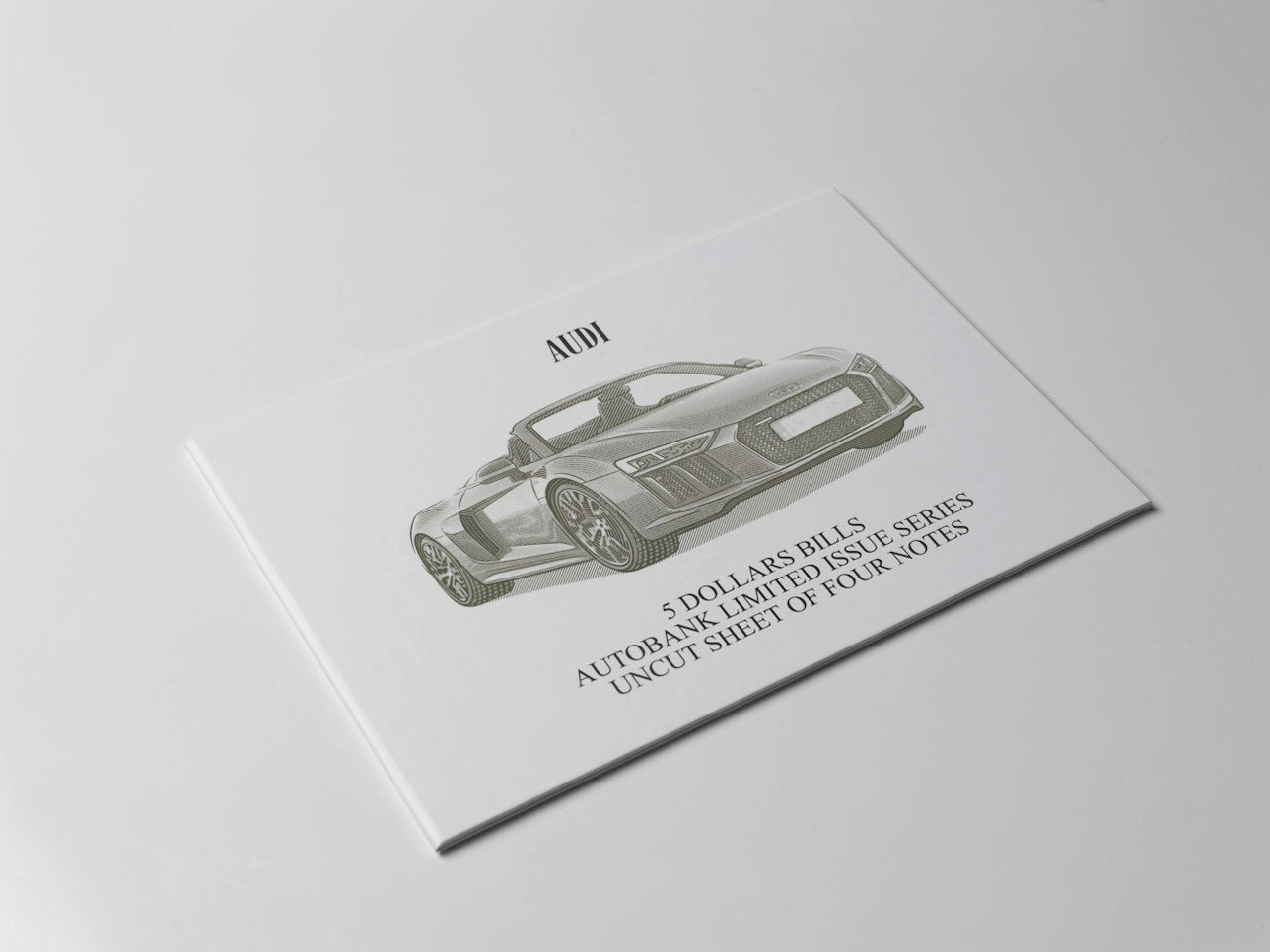 Audi Auto Bank Series 2020 – Complete Set of 4 Collector Banknotes