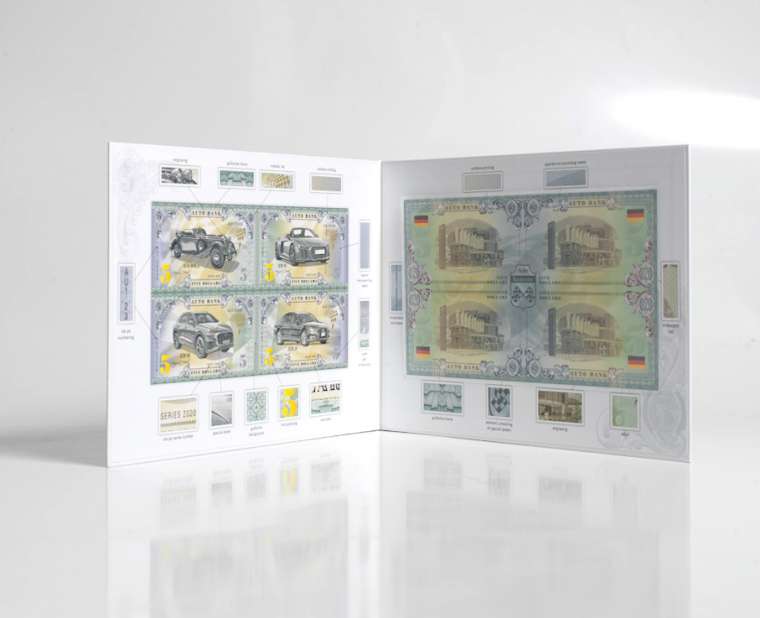 Audi Auto Bank Series 2020 – Complete Set of 4 Collector Banknotes
