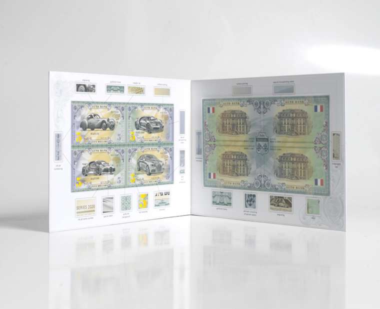 Bugatti Auto Bank Series 2020 – Complete Set of 4 Collector Banknotes
