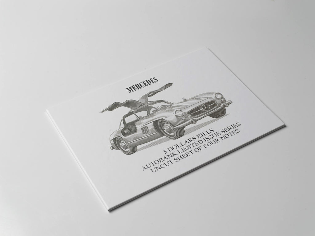 Mercedes Auto Bank Series 2020 – Complete Set of 4 Collector Banknotes
