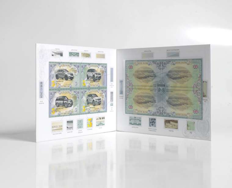 Range Rover Auto Bank Series 2020 – Complete Set of 4 Collector Banknotes
