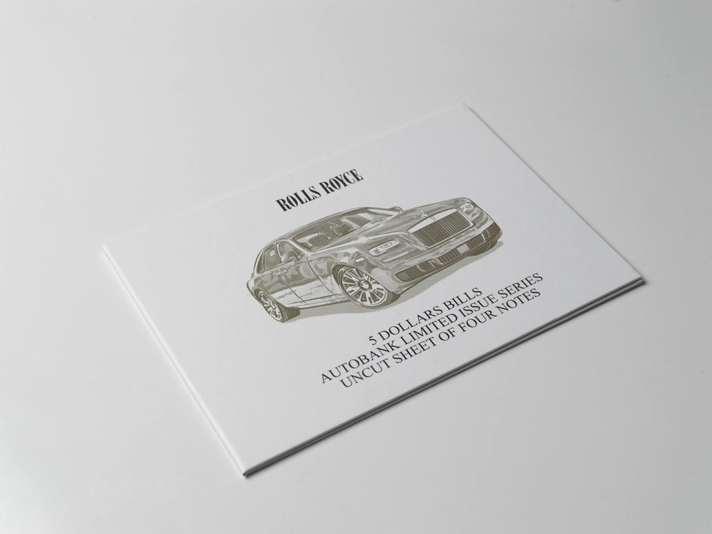 Rolls-Royce Auto Bank Series 2020 – Complete Set of 4 Collector Banknotes