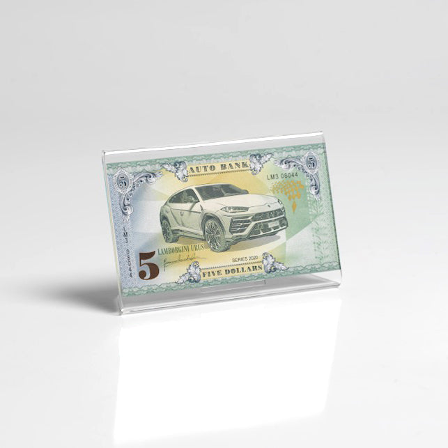 Lamborghini Auto Bank Series 2020 – Complete Set of 4 Collector Banknotes