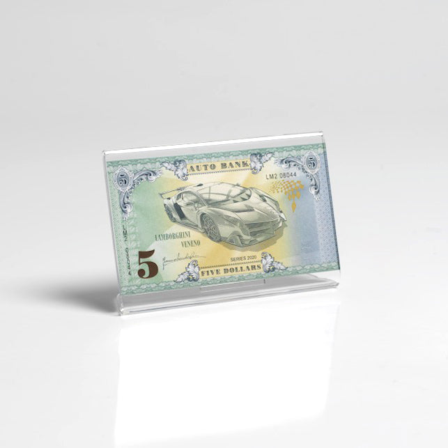 Lamborghini Auto Bank Series 2020 – Complete Set of 4 Collector Banknotes