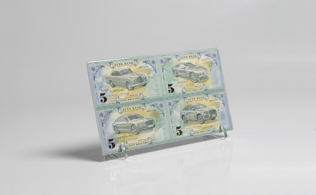 Bentley Auto Bank Series 2020 – Complete Set of 4 Collector Banknotes