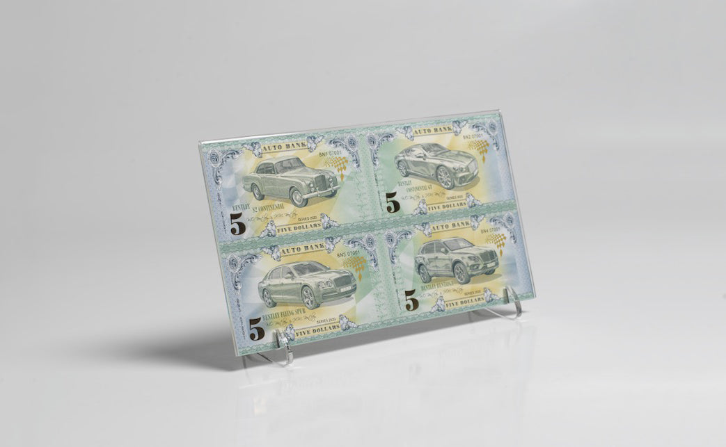 Bentley Auto Bank Series 2020 – Complete Set of 4 Collector Banknotes