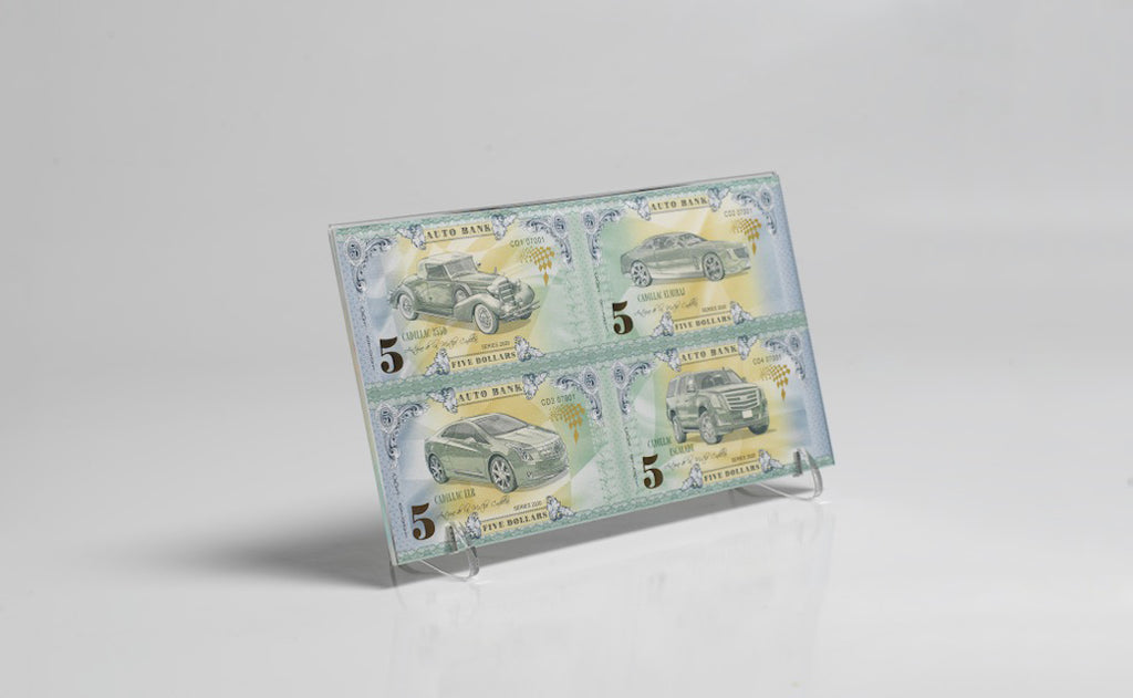 Cadillac Auto Bank Series 2020 – Complete Set of 4 Collector Banknotes