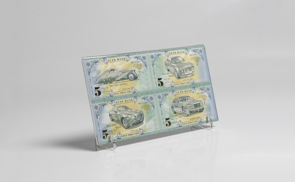 Rolls-Royce Auto Bank Series 2020 – Set of 4 Uncut Sheets